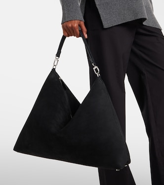 Tote Bag Bevel aus Veloursleder | Toteme