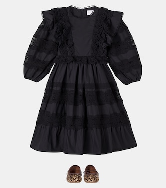 Kleid aus Baumwolle mit Spitze | Petite Amalie  