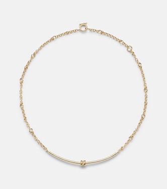 Collar Gravity Arc de oro de 18 ct con diamantes | Spinelli Kilcollin