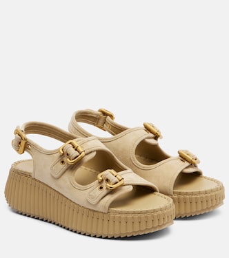 Nama suede platform sandals | Chloé