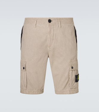 Shorts Compass aus Baumwoll-Canvas | Stone Island