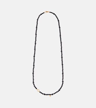 Collier Infinity à perles en onyx | Toteme
