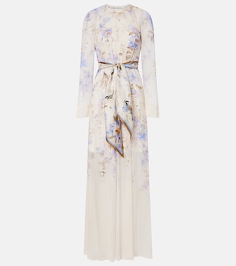 Luna belted floral maxi dress | Zimmermann