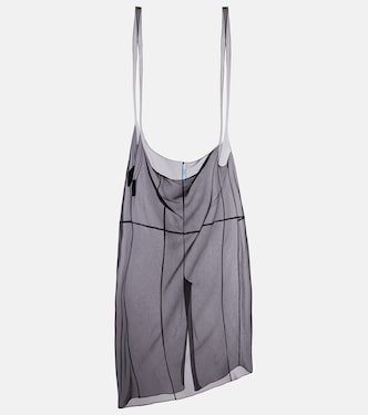 Sheer midi skirt | Prada