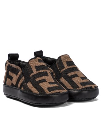 Baby - Scarpine in maglia FF | Fendi Kids