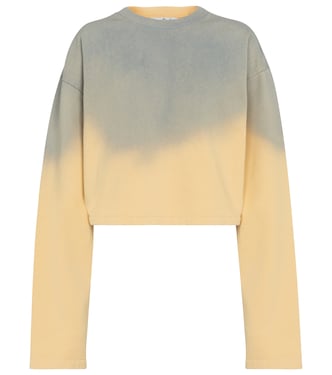Felpa cropped in cotone | Acne Studios