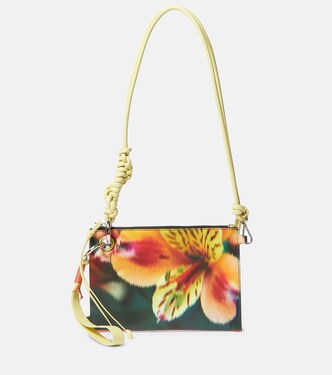 Borsa a spalla in canvas con stampa | Dries Van Noten