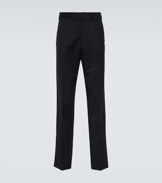 Pantalones de lana dy mohair con raya | Comme des Garçons Homme Deux