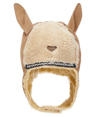 Gorro Kapi de piel y pelo sintético | Donsje