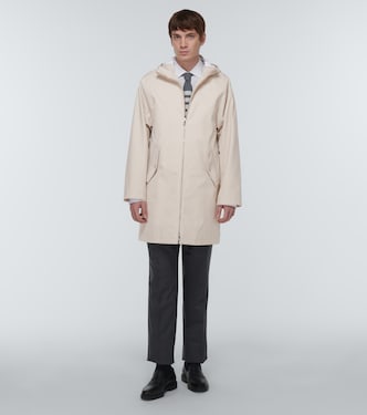 Parka de sarga de algodón impermeable | Thom Browne