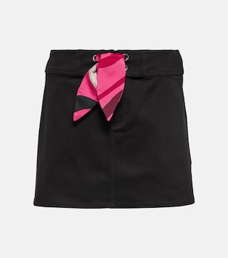 Cotton gabardine miniskirt | Pucci