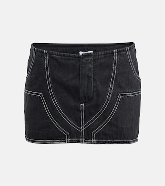 Minifalda denim de tiro bajo | Off-White