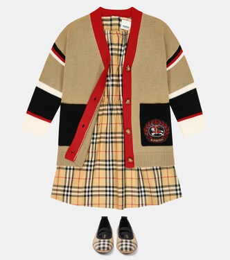 Cardigan rayé en laine | Burberry Kids