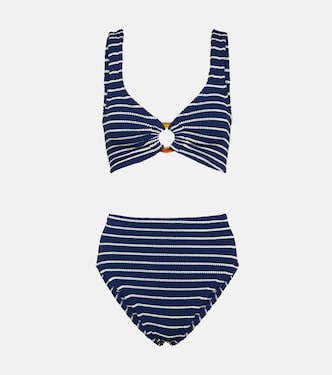 Nadine striped bikini | Hunza G