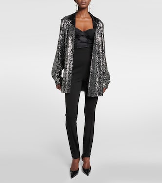 Leggings de tiro alto con fuseau | Dolce&Gabbana