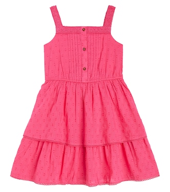 Lace-trimmed embroidered cotton dress | Scotch & Soda Kids