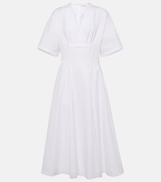 Midikleid aus Baumwollpopeline | Alaïa