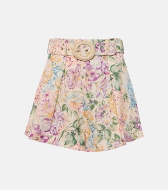 High-Rise Shorts Halliday aus Leinen | Zimmermann