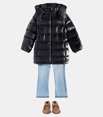 Abrigo con paneles de plumas | Dolce&Gabbana Kids