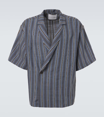 Camisa de lana virgen a rayas | King & Tuckfield