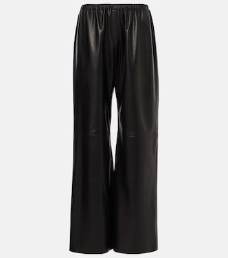 Pantaloni Olan in pelle | Nour Hammour