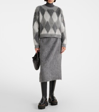 Mohair and wool-blend sweater | Moncler