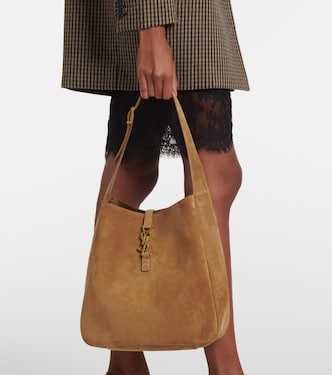 Sac Le 5 à 7 Supple Large en daim | Saint Laurent