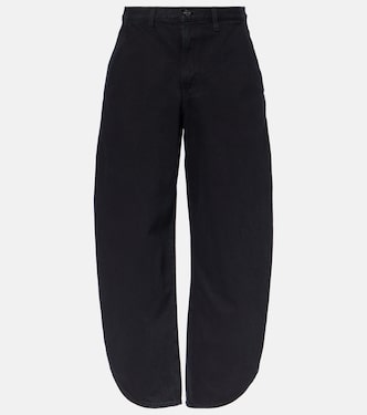 Boomerang mid-rise barrel-leg jeans | Frame