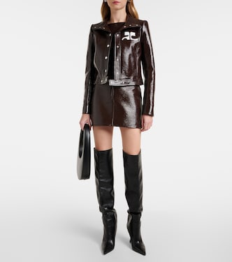 Minigonna Reedition in vinile | Courrèges