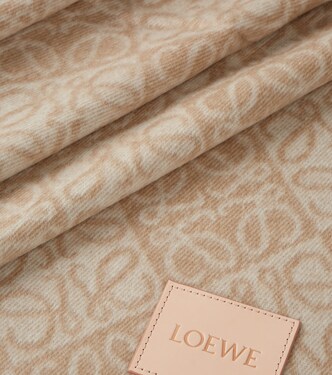 Anagram wool and cashmere blanket | Loewe
