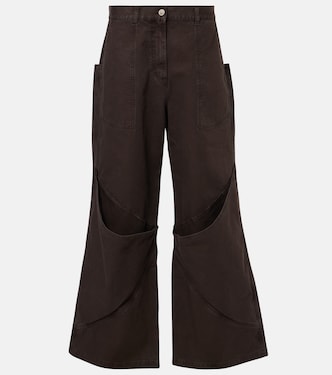 Jeans a gamba larga e vita alta | The Attico
