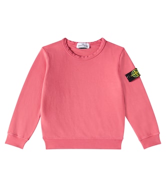 Compass cotton jersey sweatshirt | Stone Island Junior