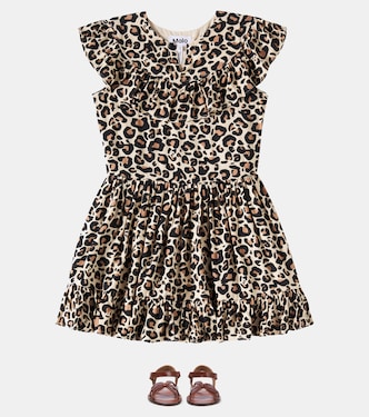 Cho ruffled leopard-print dress | Molo