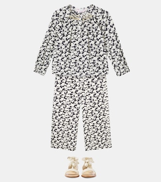 Chemise Biancarosa en coton à fleurs | Bonpoint
