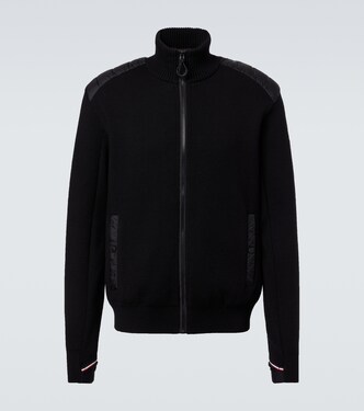 Down-paneled zip-up cardigan | Moncler Grenoble