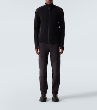 Down-paneled zip-up cardigan | Moncler Grenoble