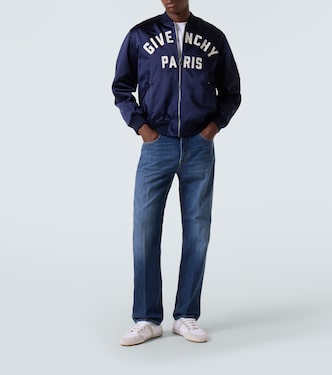 Giacca varsity in raso con logo | Givenchy