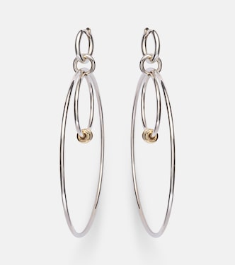 Echo sterling silver and 18kt gold hoop earrings | Spinelli Kilcollin