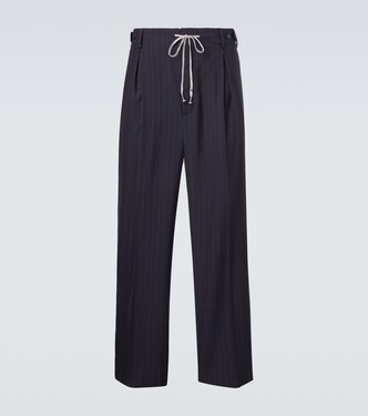 Pantaloni regular in lana gessata | Maison Margiela