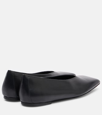 Leather ballet flats | Rick Owens