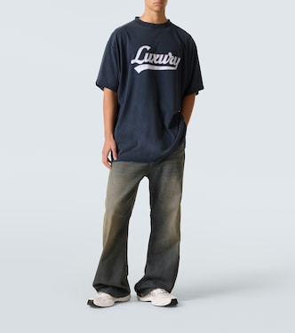 Printed cotton jersey T-shirt | Balenciaga