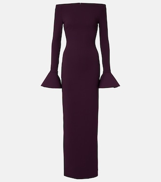Anica off-shoulder gown | Solace London