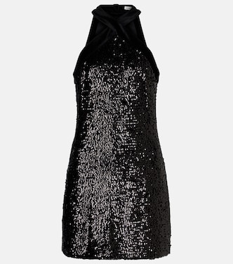 Isla sequined halterneck minidress | Simkhai