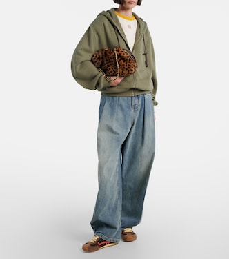 Flamenco cotton and cashmere zip-up hoodie | Loewe