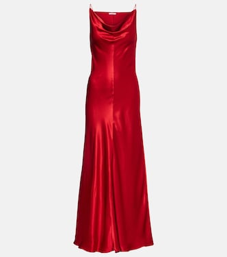 Emi satin maxi dress | Fforme
