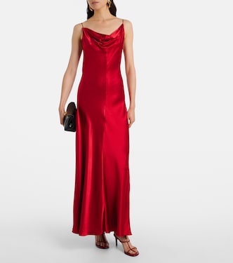 Emi satin maxi dress | Fforme