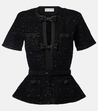 توب محبوك بالترتر | Self-Portrait