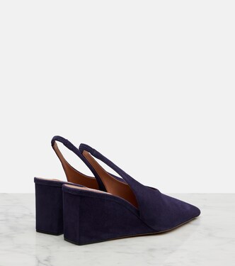 Wedges Cube aus Veloursleder | Alaïa