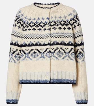 Tovah Fair Isle wool-blend cardigan  | Velvet