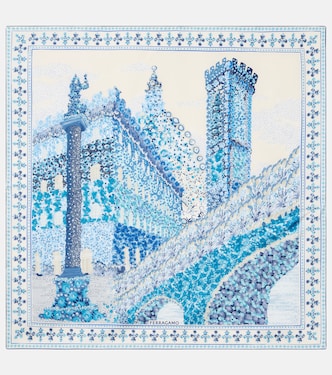 Printed silk scarf | Ferragamo